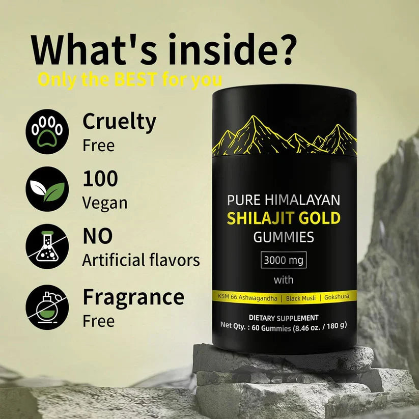VIRAL Pure Himalayan Shilajit Gold Gummies