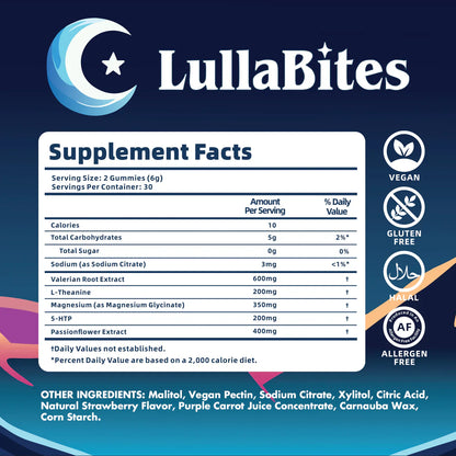 Lullabites™️ Viral Natural Sleep Gummies (Limited Time Offer)