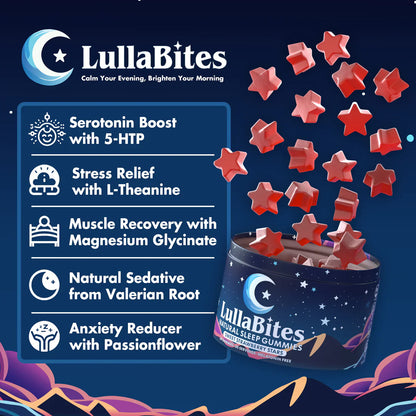 Lullabites™️ Viral Natural Sleep Gummies (Limited Time Offer)